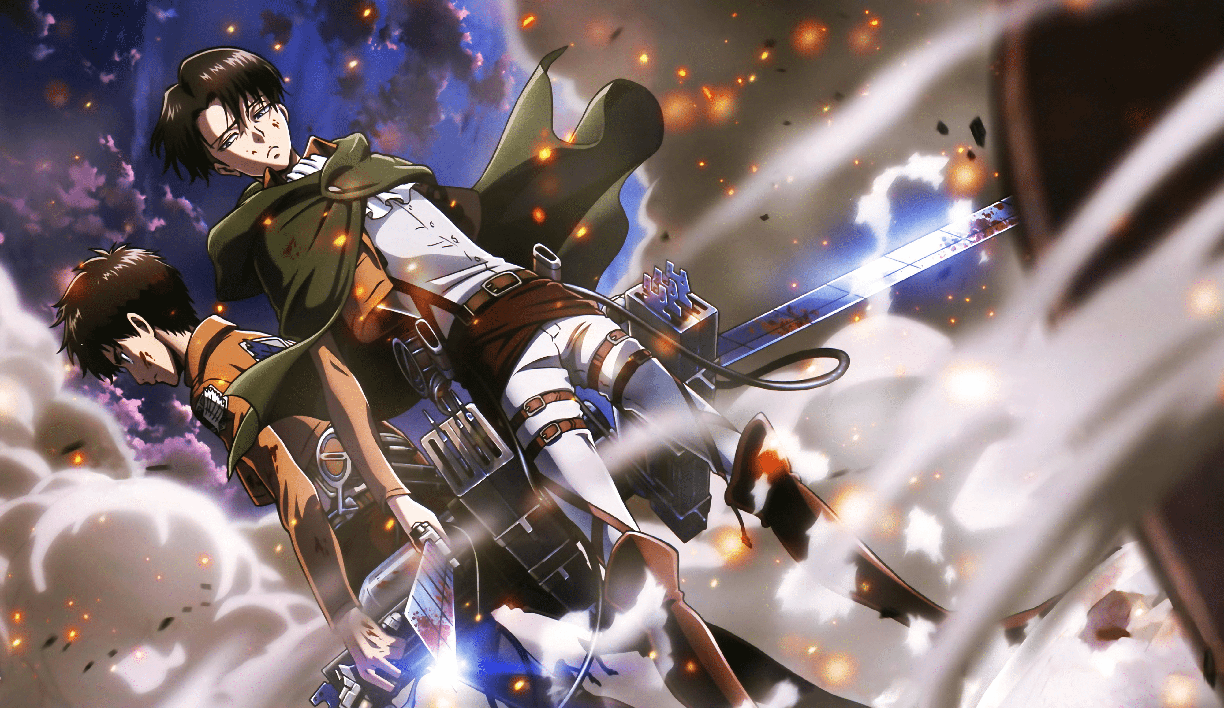 4K Anime Attack On Titan Wallpaper and Background Image