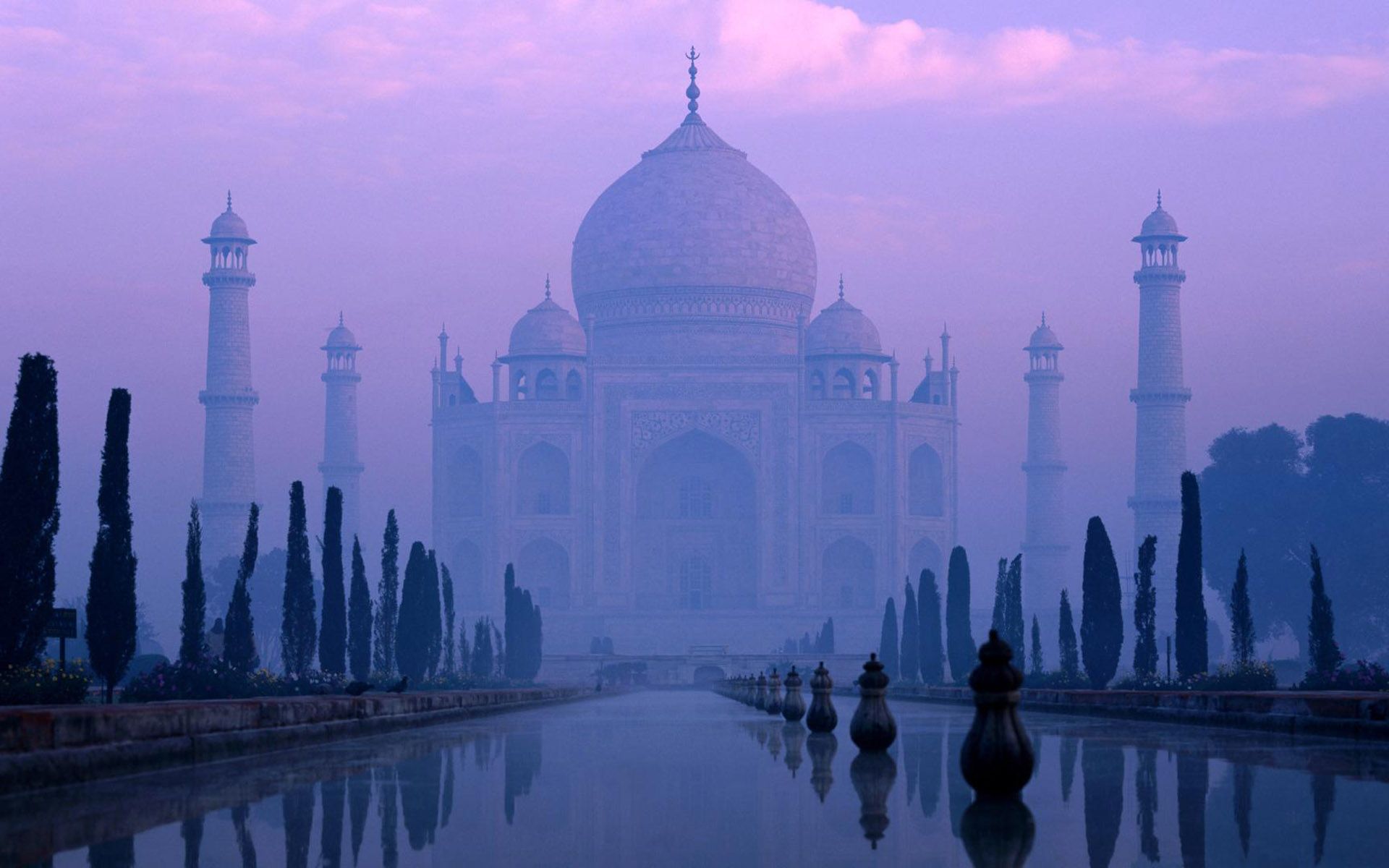 Man Made Taj Mahal HD Wallpaper