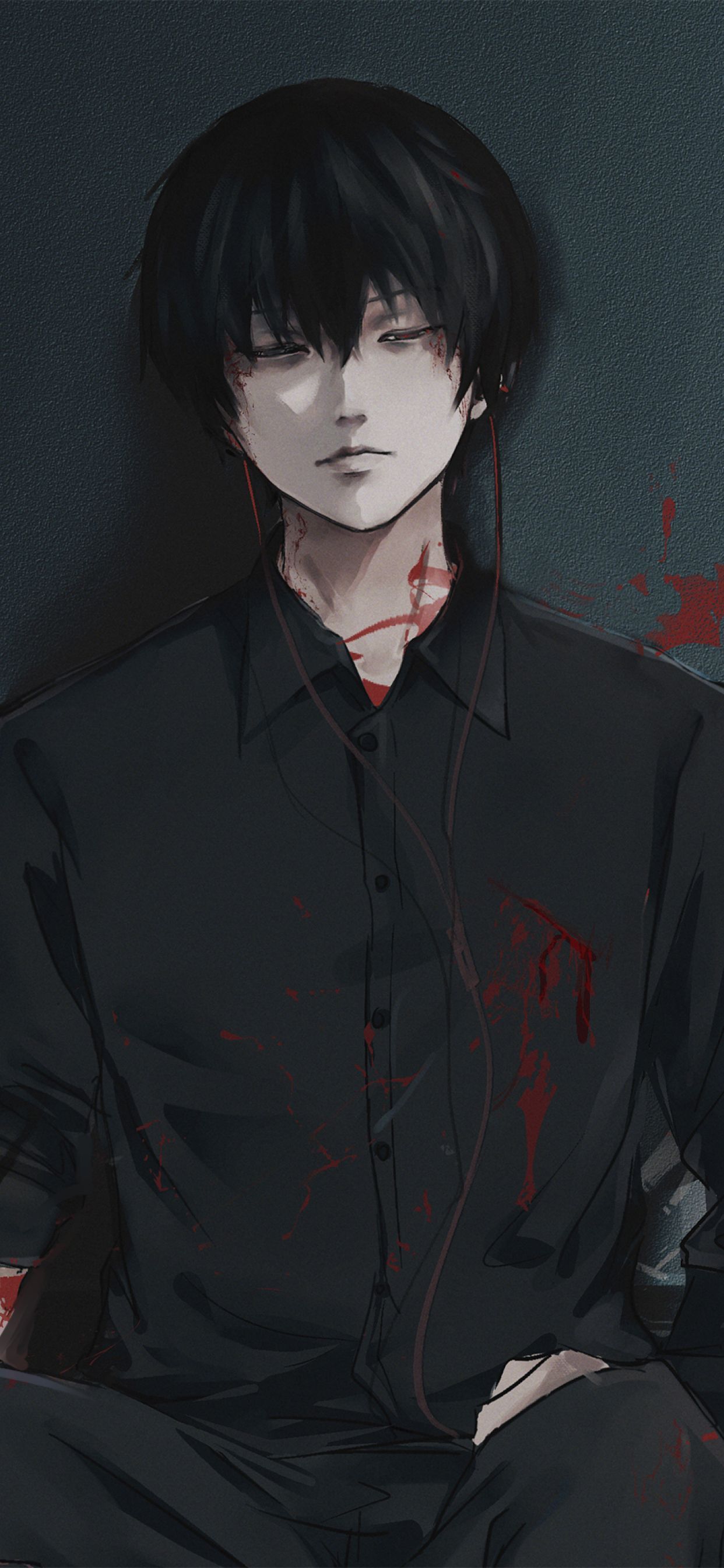 Resolution Ken Kaneki From Tokyo Ghoul iPhone XS MAX Wallpaper