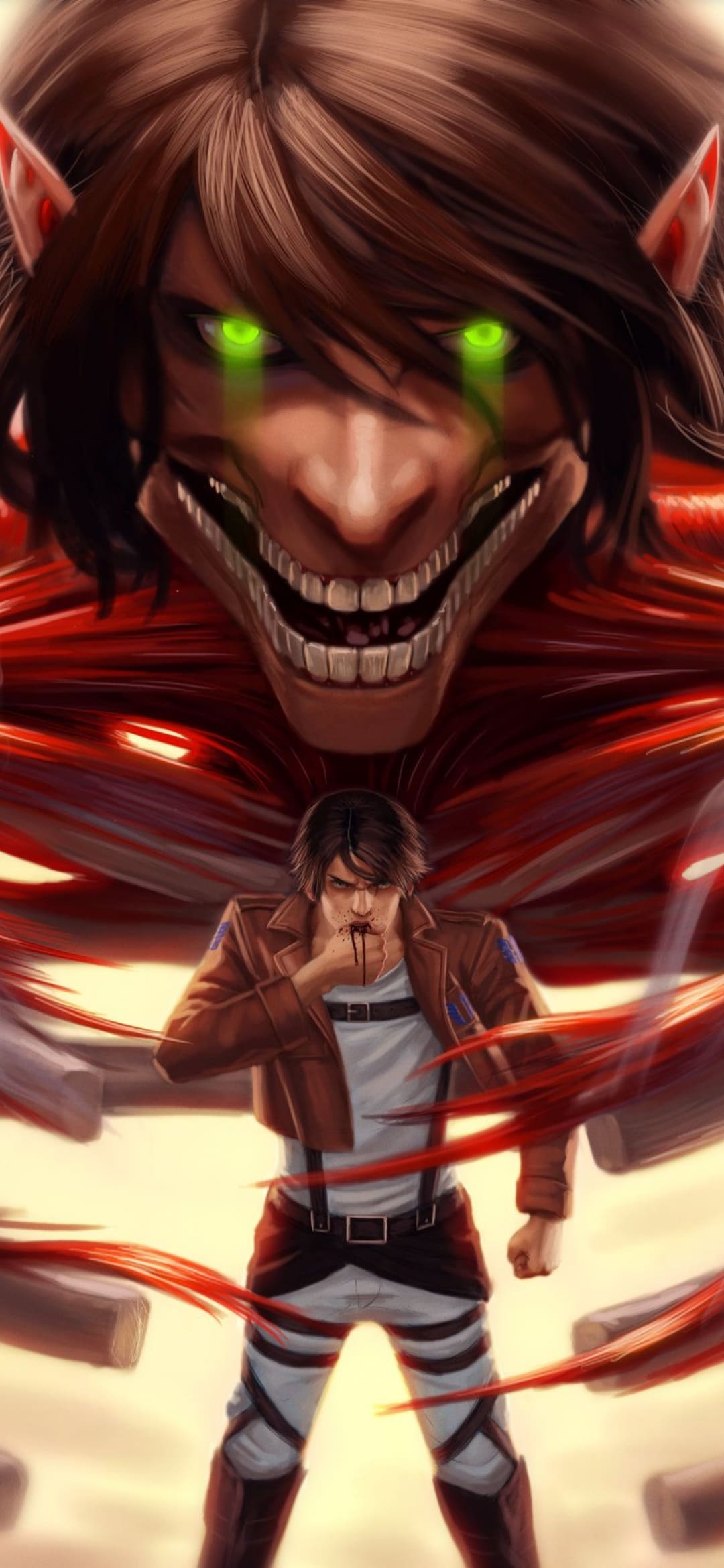 iPhone 4k Attack On Titan Wallpaper