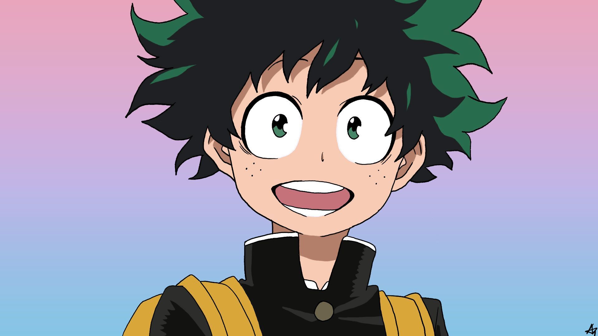 Izuku Midoriya Art My Hero Academia Wallpaper, HD Anime 4K Wallpaper, Image and Background