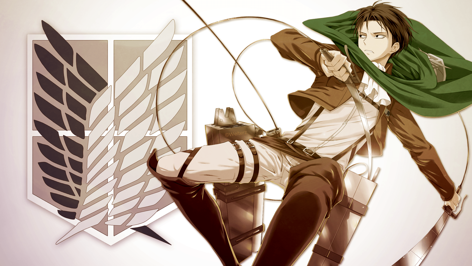 Attack on Titan Levi Wallpaper by welterz. Daily Anime Art