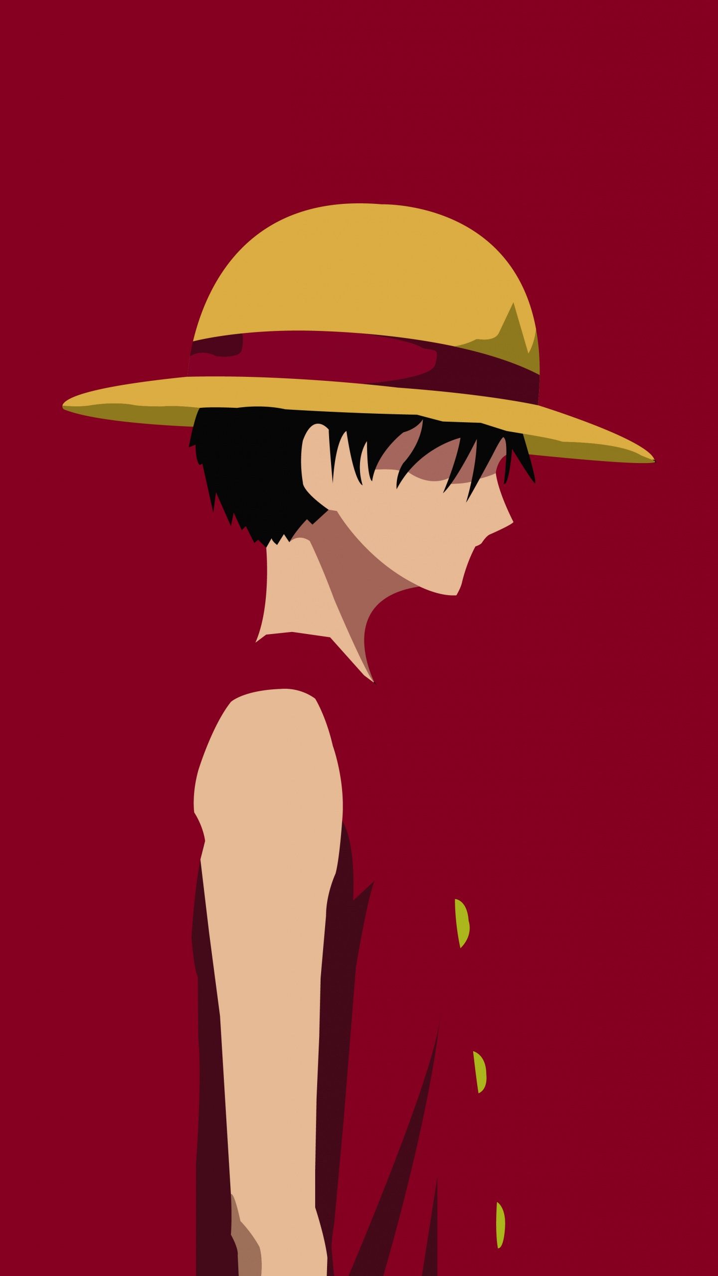 Monkey D. Luffy Wallpaper 4K, Minimalist, One Piece - One Piece