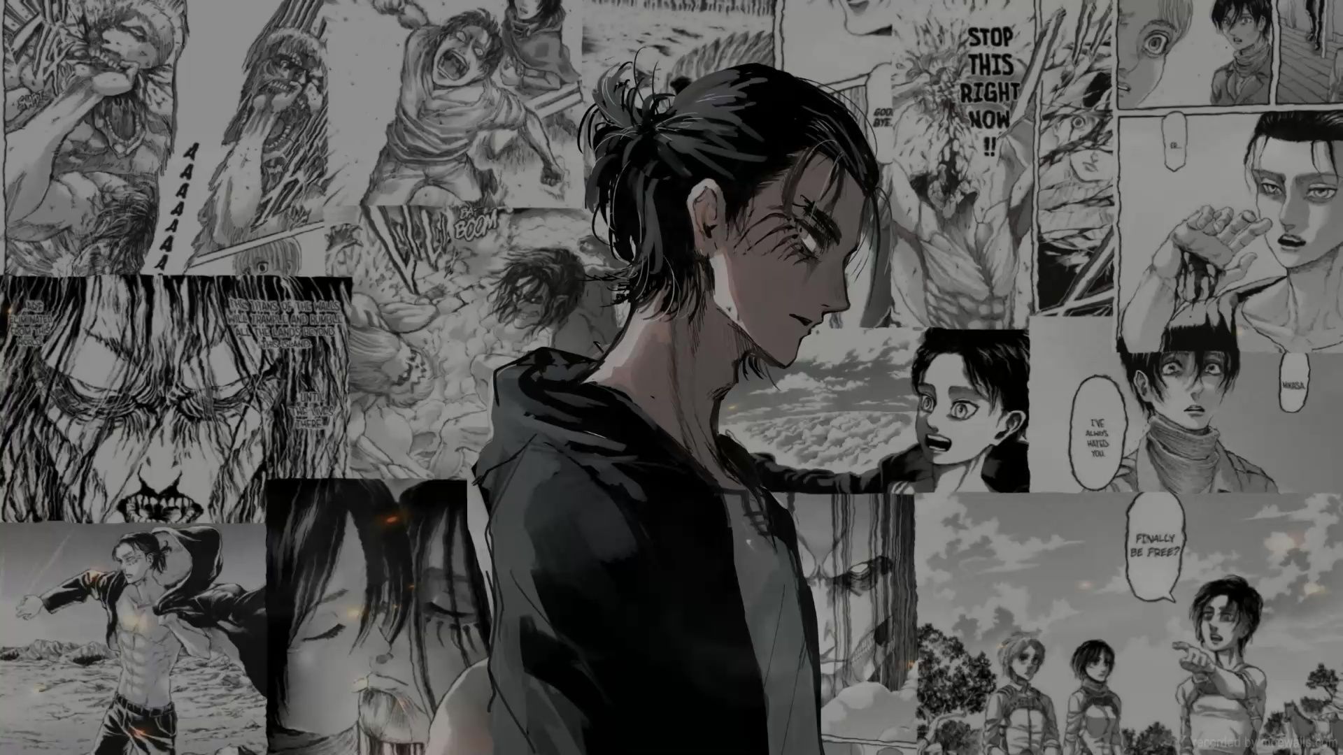 Eren Manga Attack On Titan Live Wallpaper - Attack on Titan