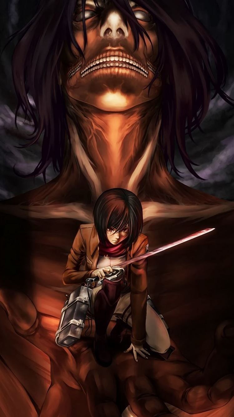 Mikasa Attack Titan Attack On Titan 4k Mikasa Acke. iPhone Wallpaper Free Download - Attack on Titan