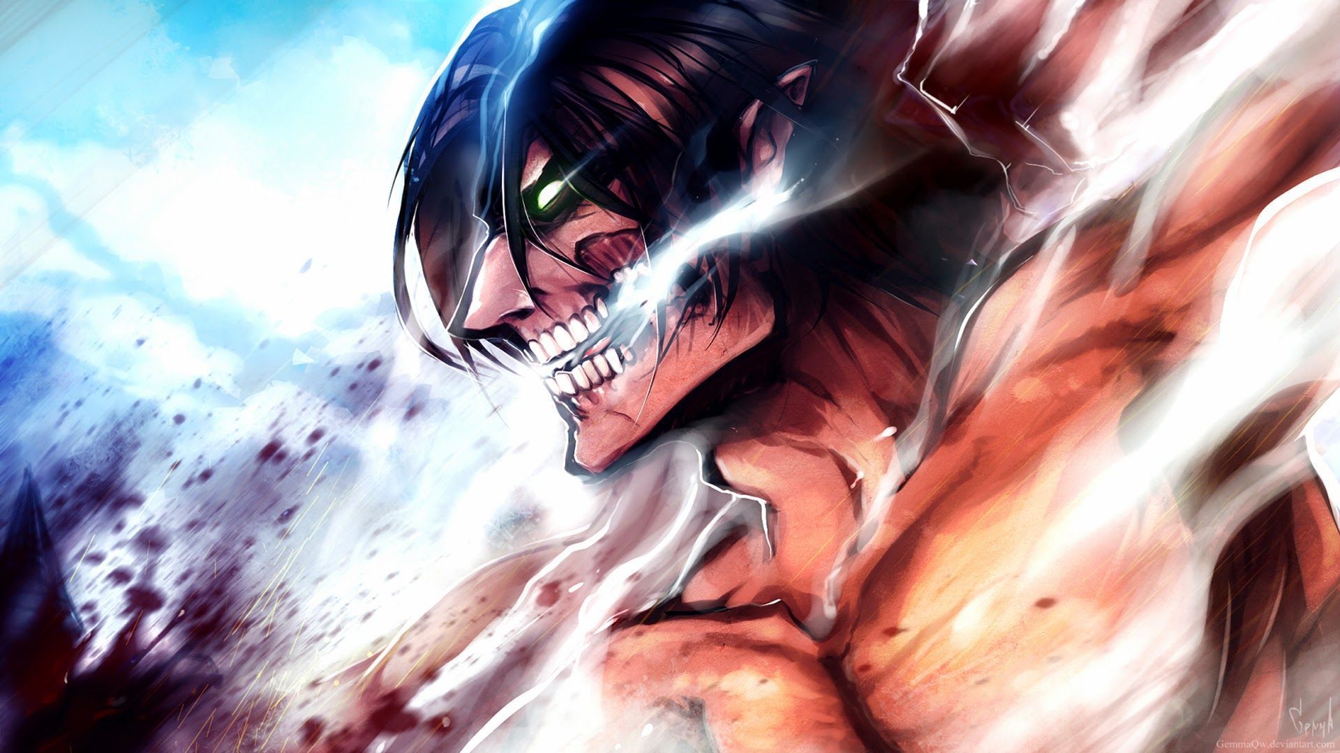 Eren titan Wallpaper Download - Attack on Titan