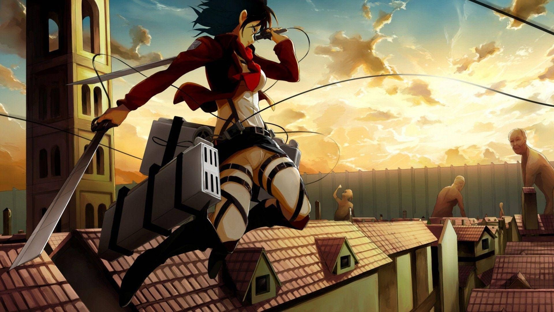 Mikasa Wallpaper Full HD, 4K Free to Use - Attack on Titan