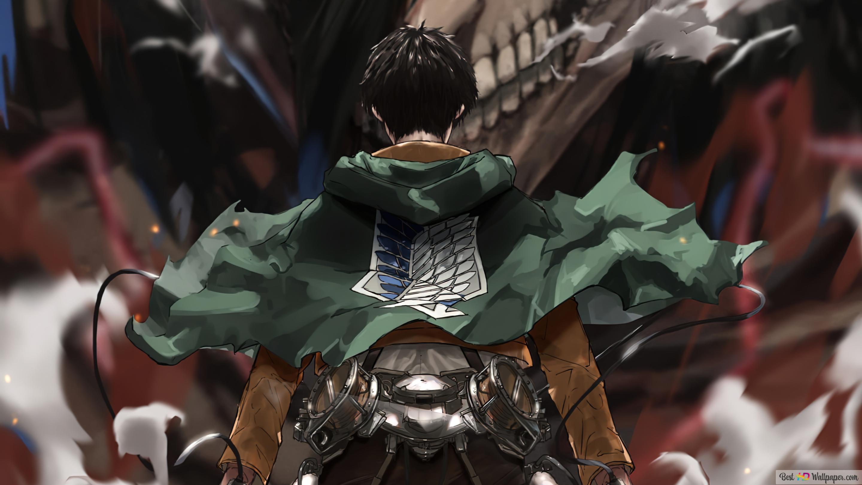 Attack On Titan. Eren Yeager Attack Titan 4K wallpaper download - Attack on Titan