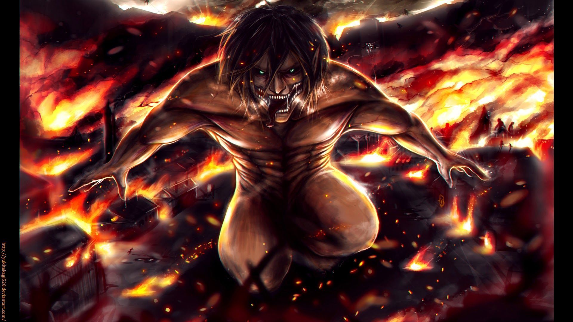 Free download attack on titan eren rogue titan HD wallpaper yukitakagi520 1920x1080 [1920x1080] for your Desktop, Mobile & Tablet. Explore HD Attack on Titan Wallpaper. Attack on Titan Wallpaper - Attack on Titan