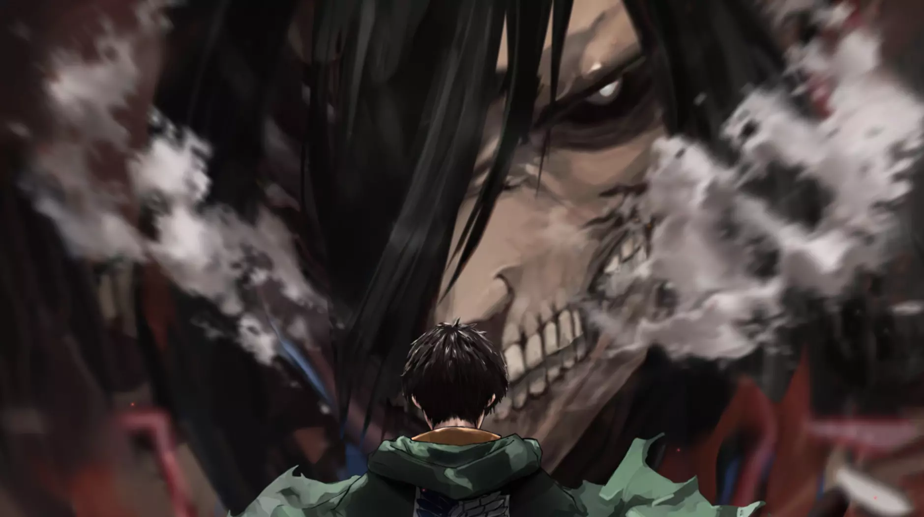 Live wallpaper Attack on Titan Eren Yeager DOWNLOAD