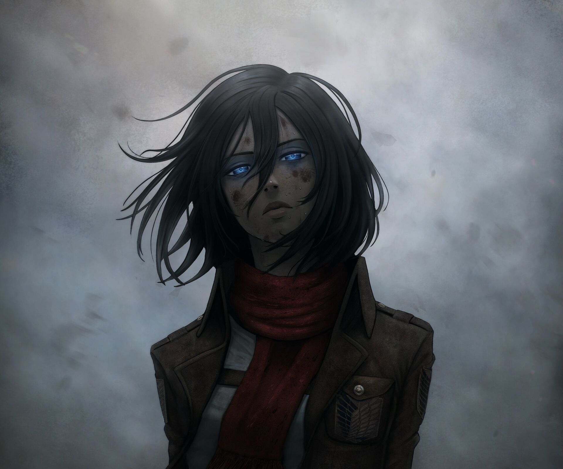 Attack On Titan HD Mikasa Ackerman Art Wallpaper, HD Anime 4K Wallpaper, Image and Background