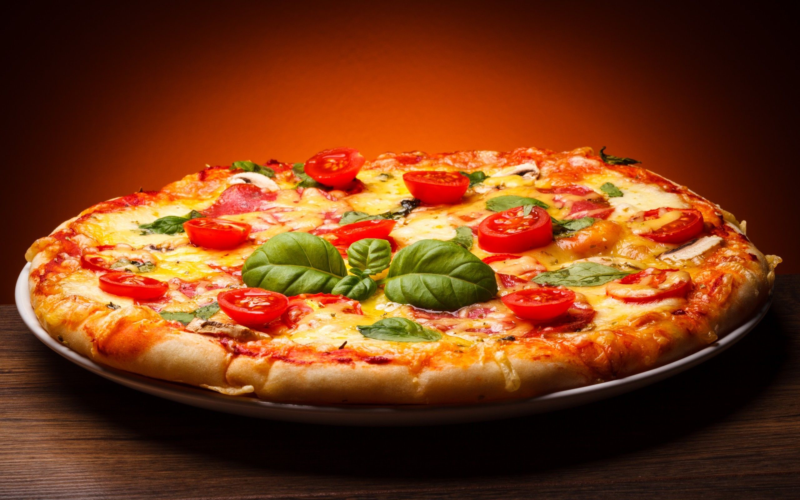 Food Pizza HD Wallpaper