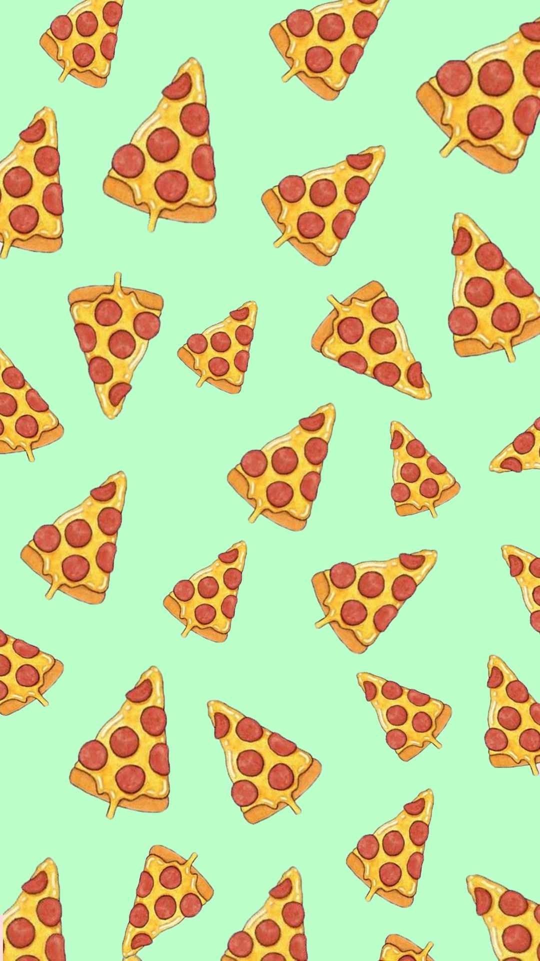 It's always pizza o'clock!. Cute food wallpaper, iPhone wallpaper, Pizza wallpaper