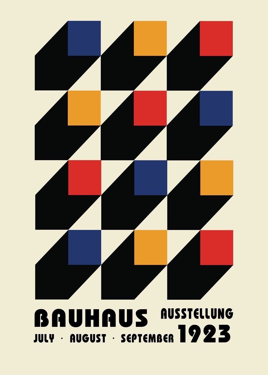 Bauhaus Ausstellung 1923 Wall Mural