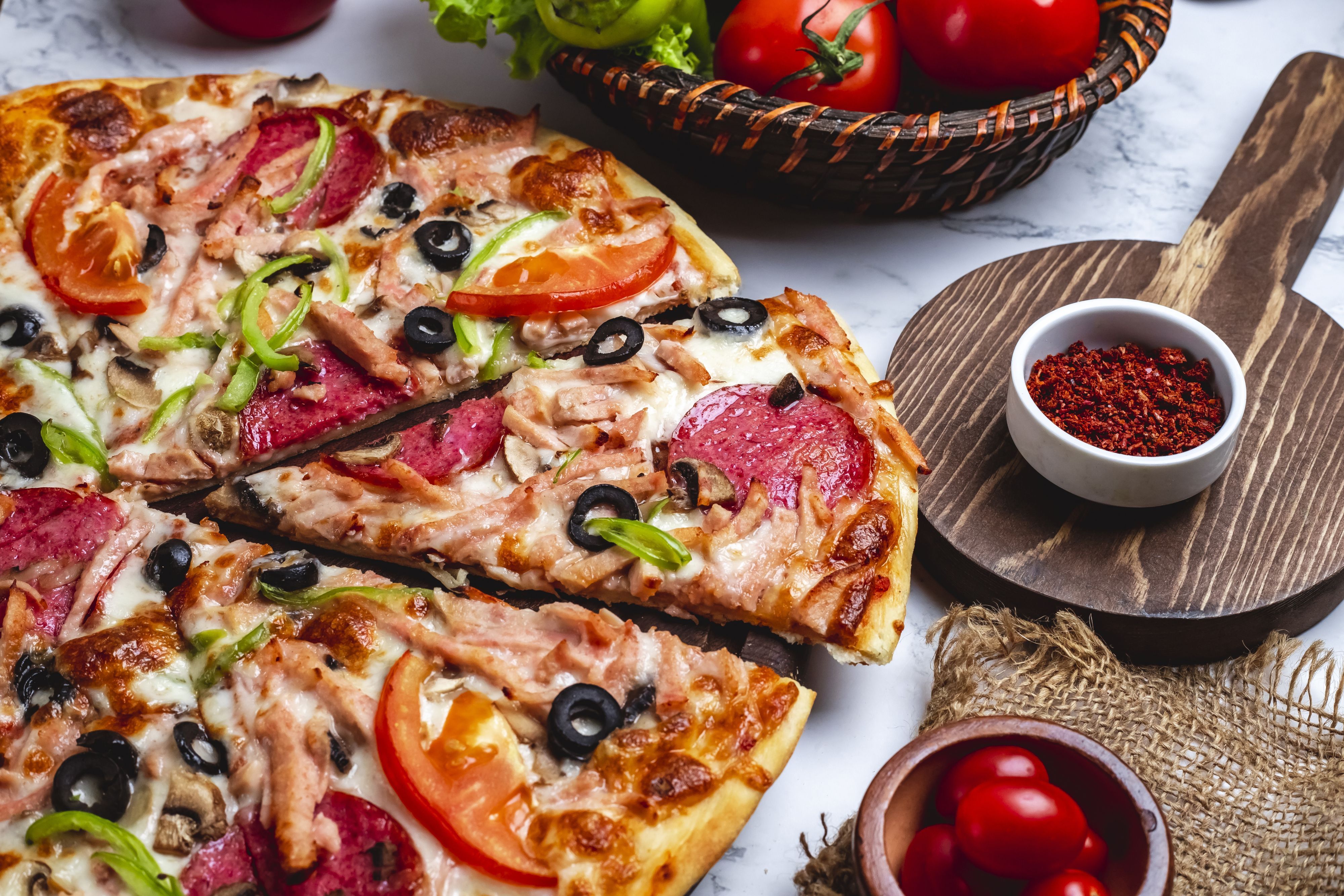 Food Pizza 4k Ultra HD Wallpaper