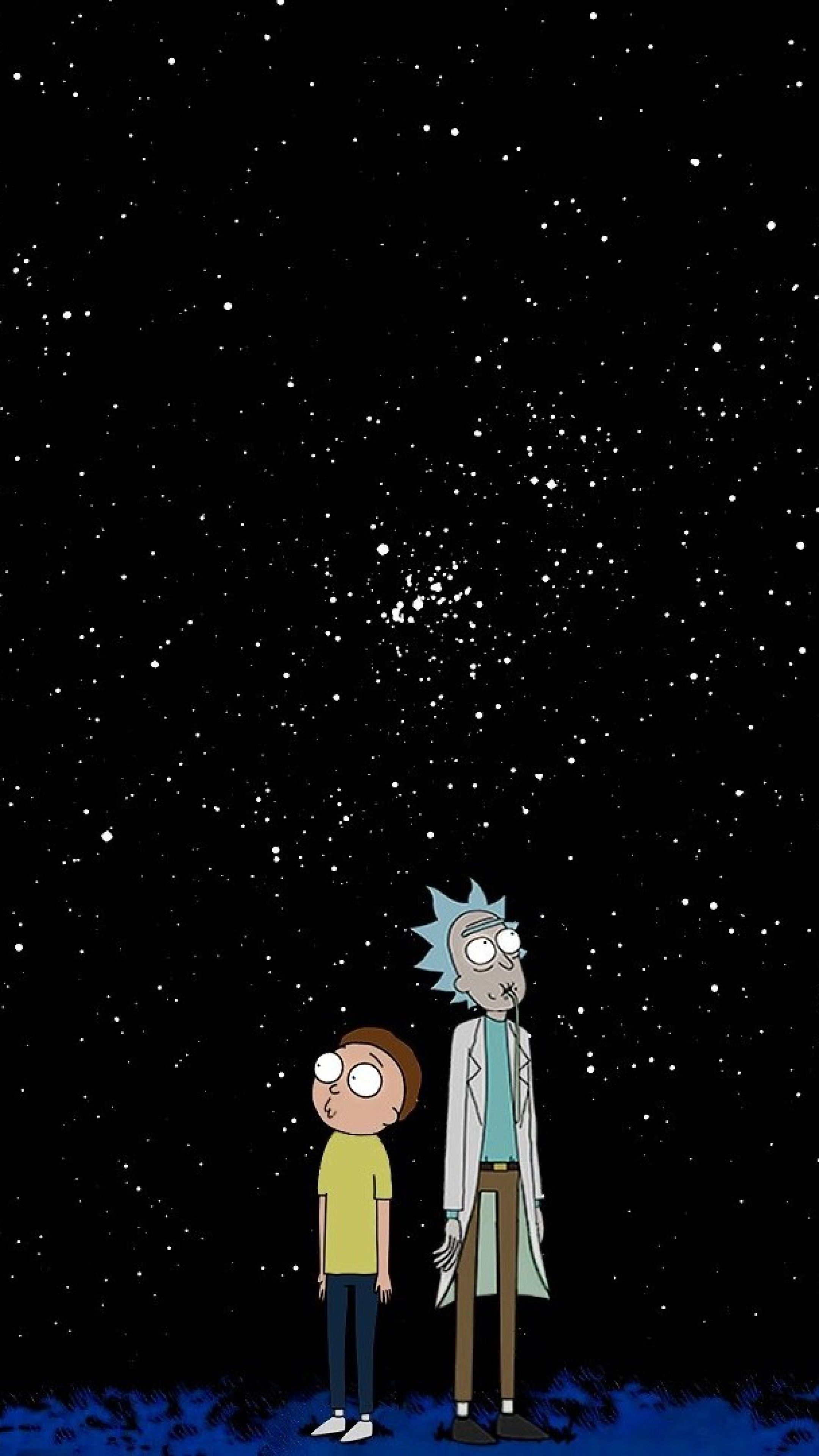 Rick And Morty HD In 2160x3840 Resolution. para iphone, Papeis de parede psicodelicos, Wallpaper bonitos