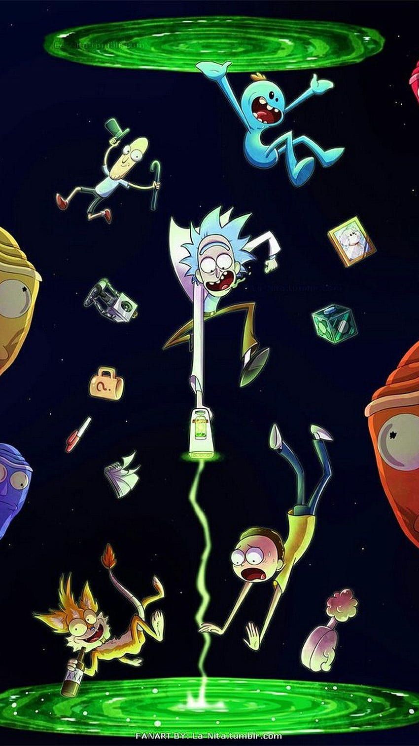 Live iphone rick and HD wallpaper