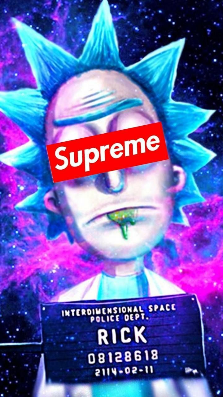 Rick And Morty Supreme Wallpaper