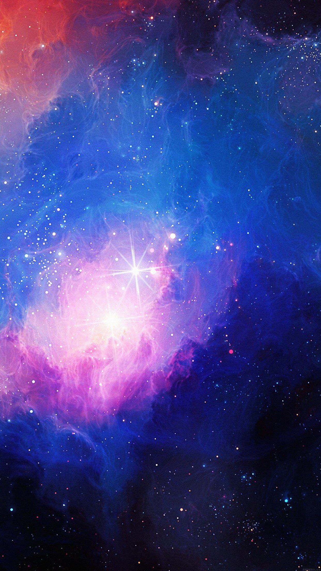 Gorgeous galaxy wallpaper for iPhone and iPad - 