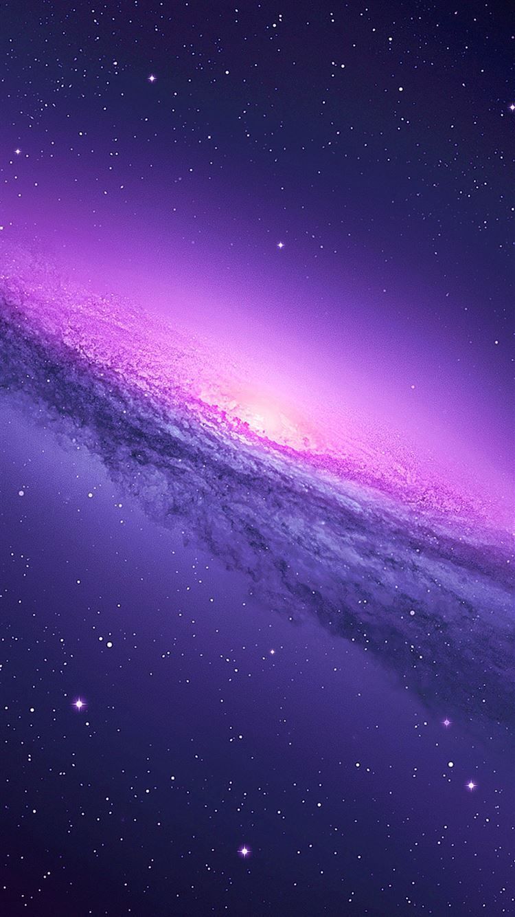 Purple Galaxy iPhone 8 Wallpaper Free Download - 