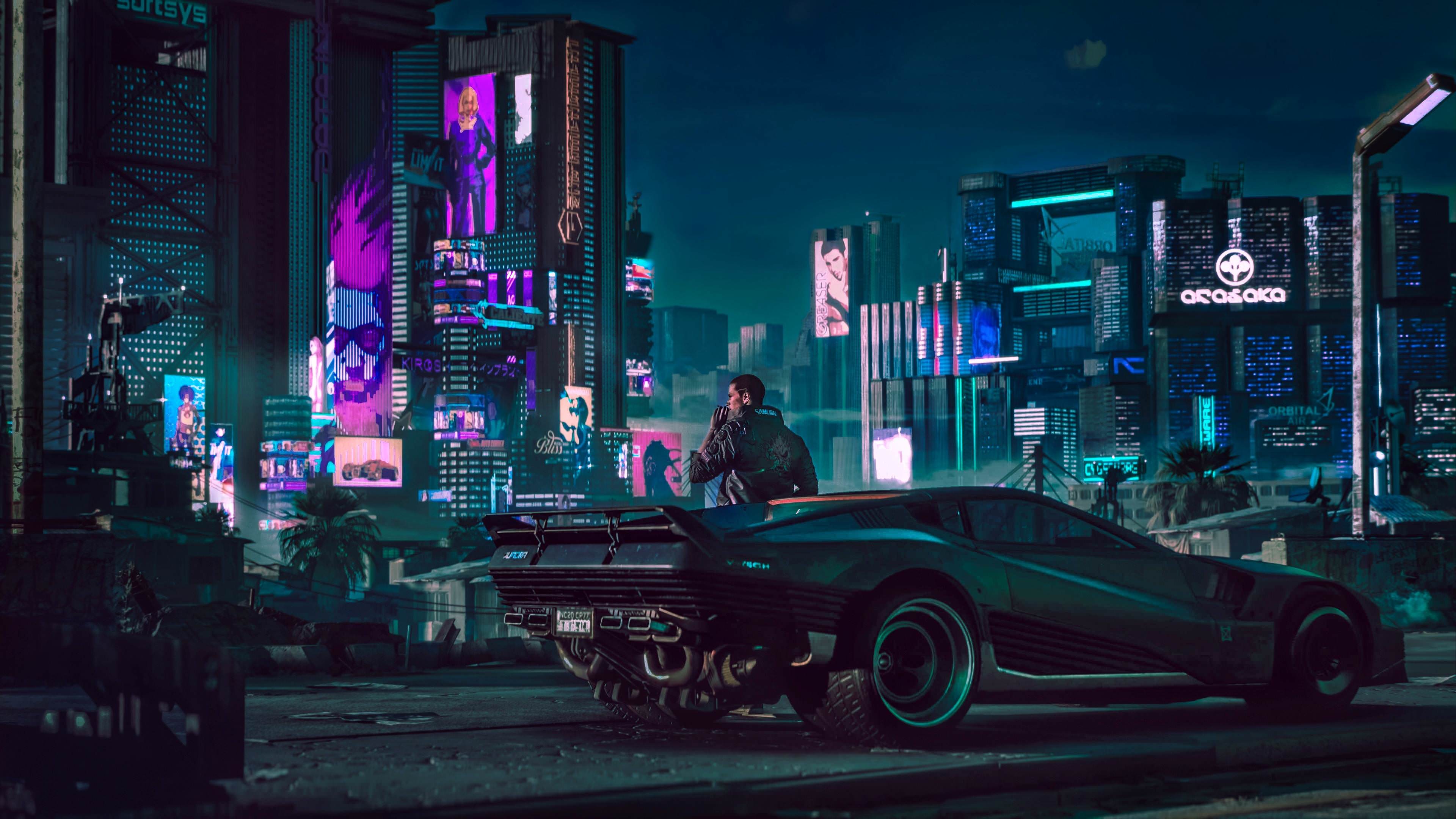 Cyberpunk 2077 4K PS4 Wallpaper