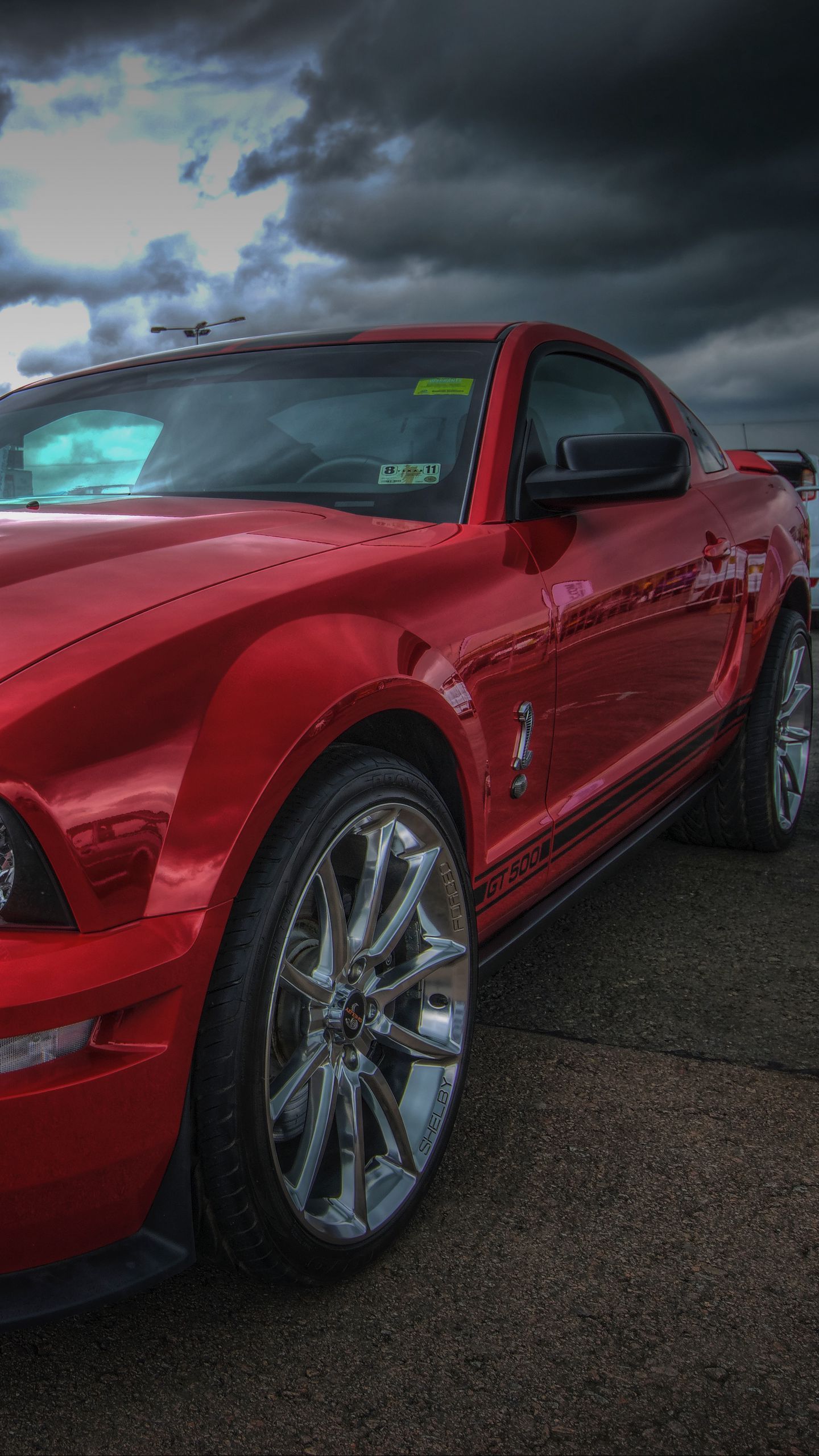 Download wallpaper 1440x2560 ford mustang shelby gt ford mustang, red, sports car, hdr qhd samsung galaxy s s edge, note, lg g4 HD background