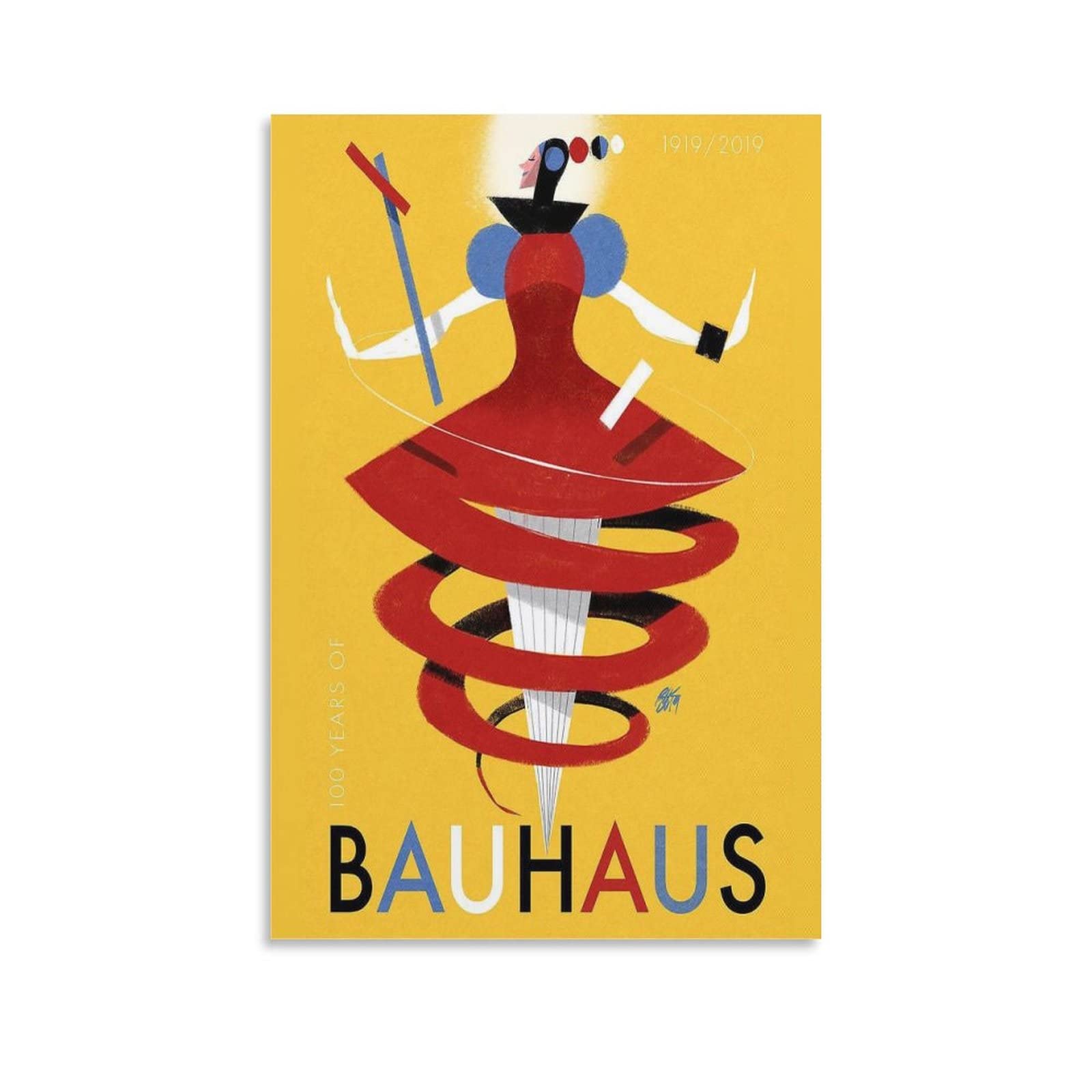 Bauhaus Design Architecture Art Vintage Posters (14) Wall Decoration Posters & Prints Wallpaper Bedroom Decoration Wall Art 20x30inch(50x75cm) : Tools & Home Improvement