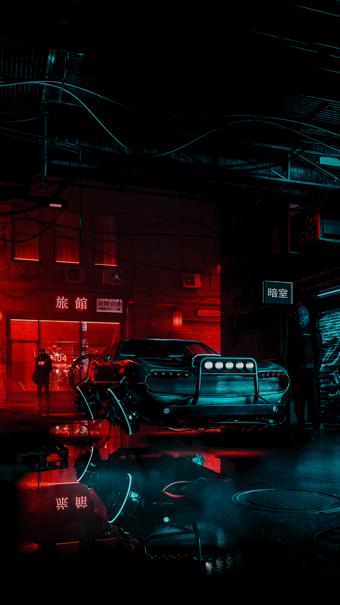 Wallpaper Cyberpunk Cyberpunk, Science Fiction, Automotive Lighting, Tire, Background Free Image