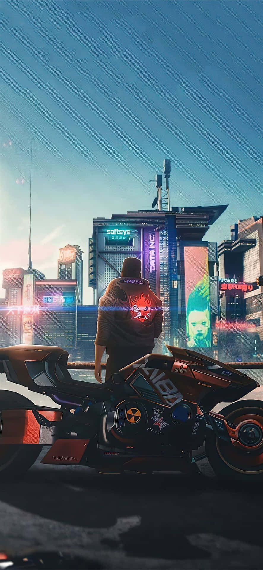 iPhone Xs Max Cyberpunk 2077 Background