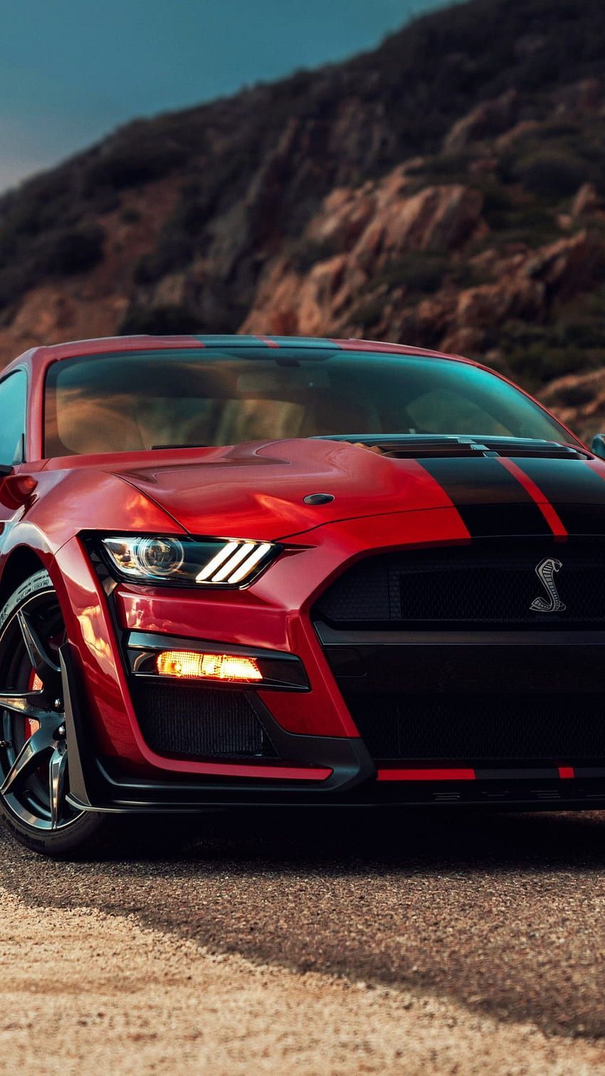 Ford Mustang Shelby GT Red Mustang HD phone wallpaper