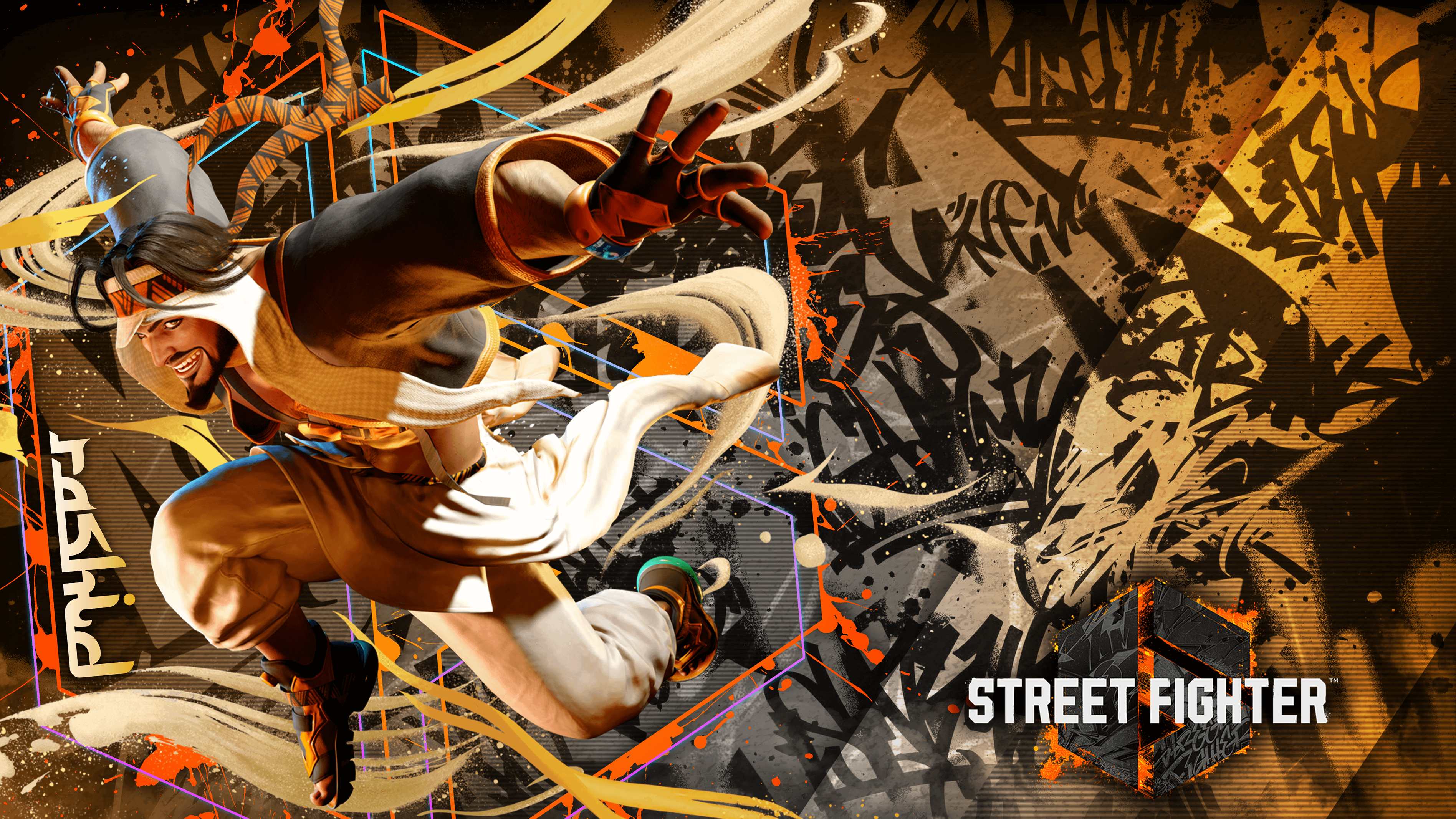 Rashid Wallpaper / Fightstick Graphic - Street Fighter 6