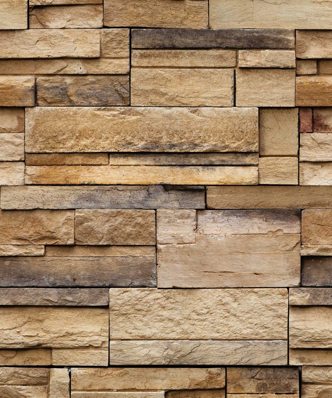 Sandstone Shale Wallpaper • Layered stone Wall - 