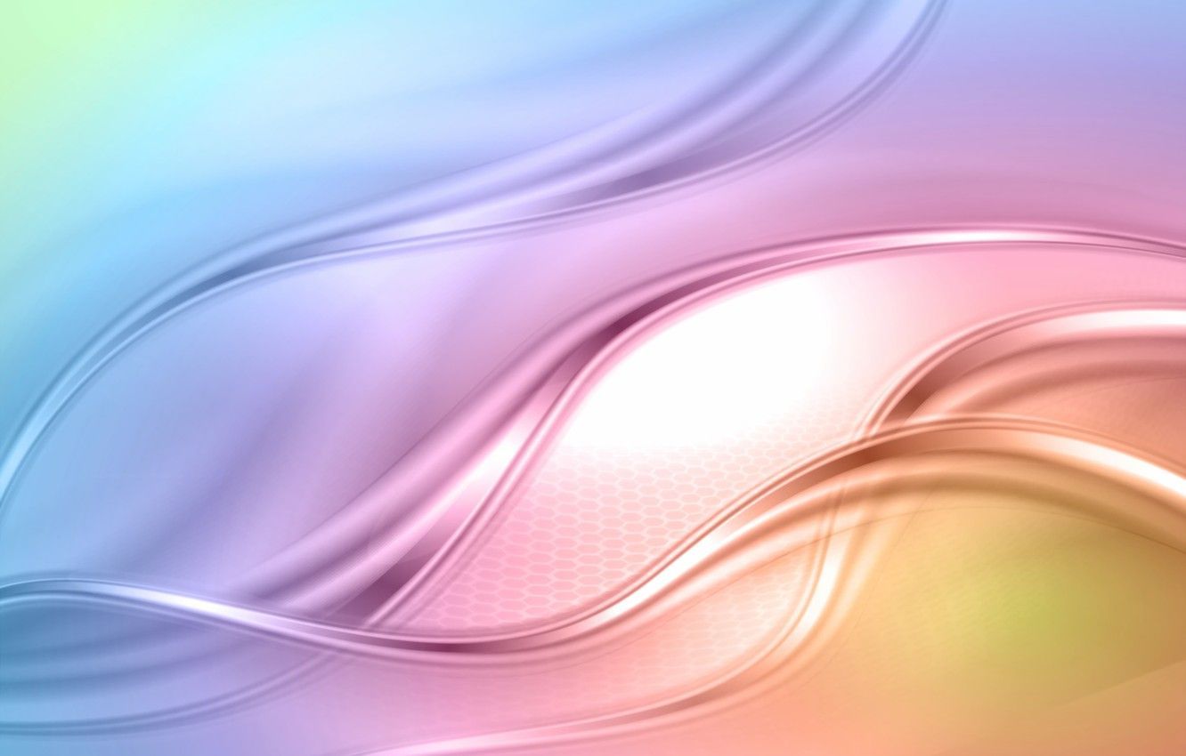 Wallpaper abstraction, background, rainbow, colors, abstract, pastel, waves, rainbow, background, creative image for desktop, section абстракции - 