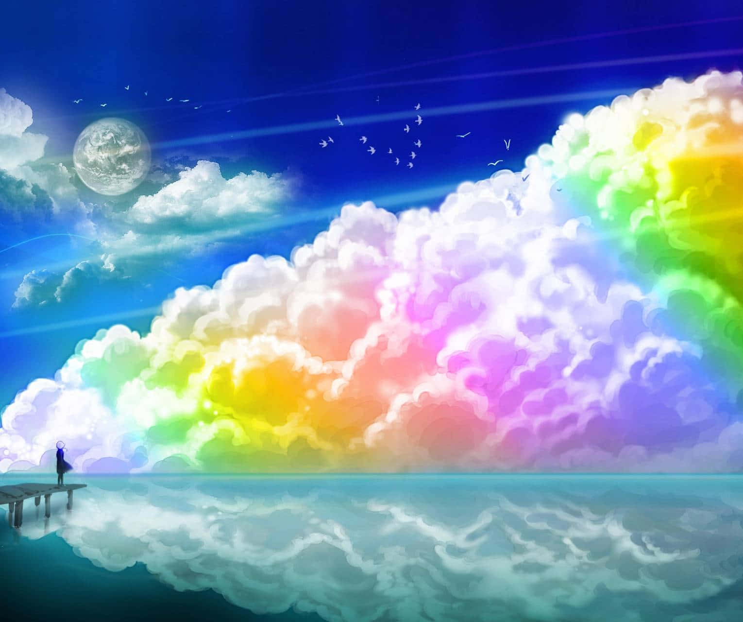 Cute Rainbow Wallpaper - 