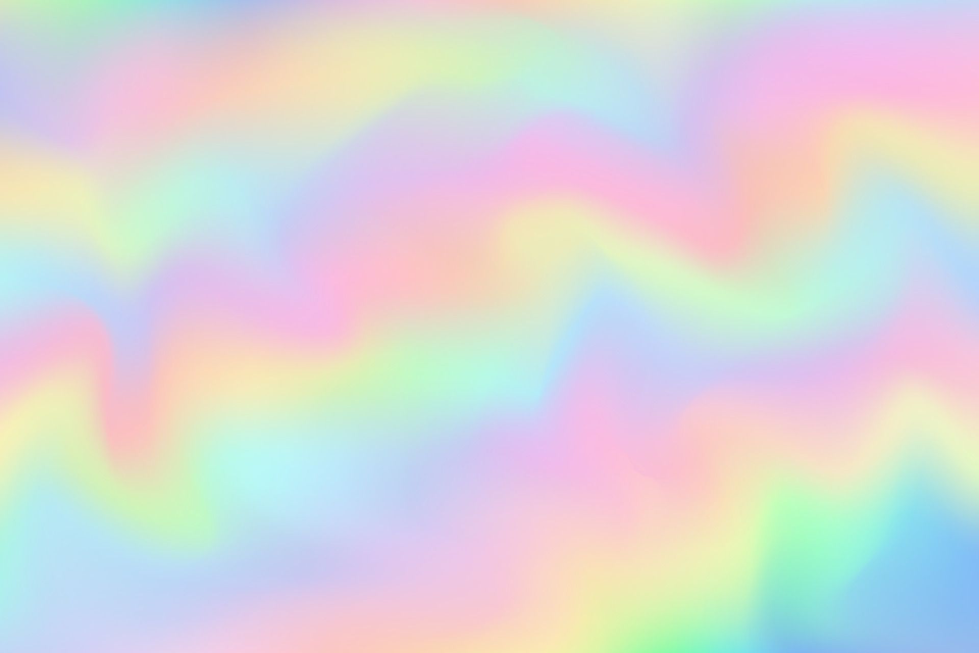 Rainbow mesh gradient background. Color blurred waves. Abstract holographic texture. Unicorn pastel wallpaper. Vector illustration - 