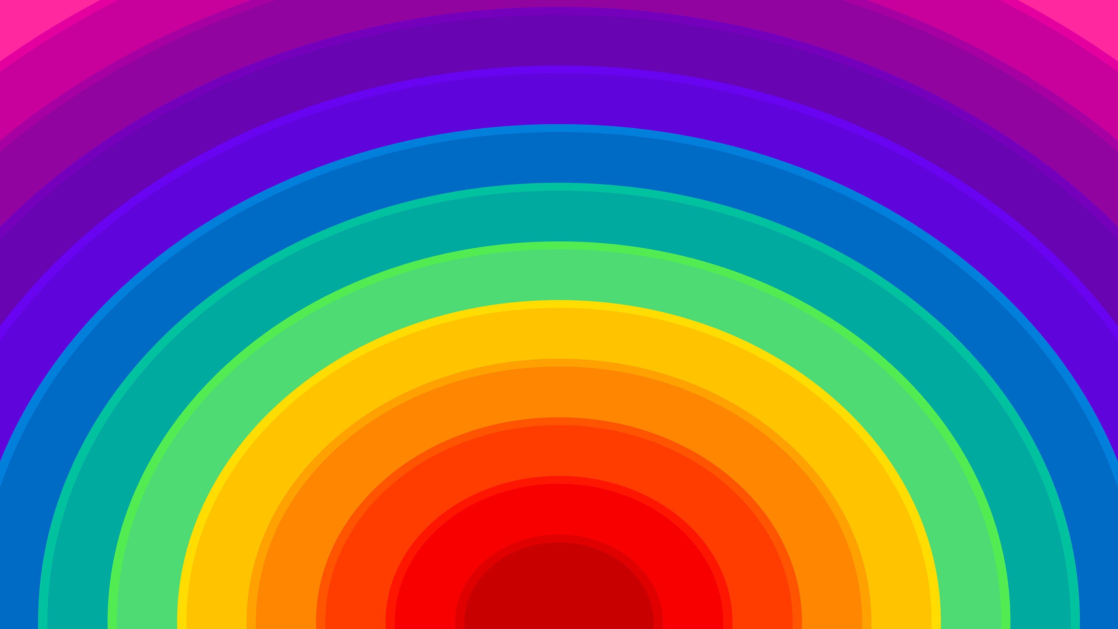 Resolution 4K Rainbow Android One Mobile Wallpaper - 