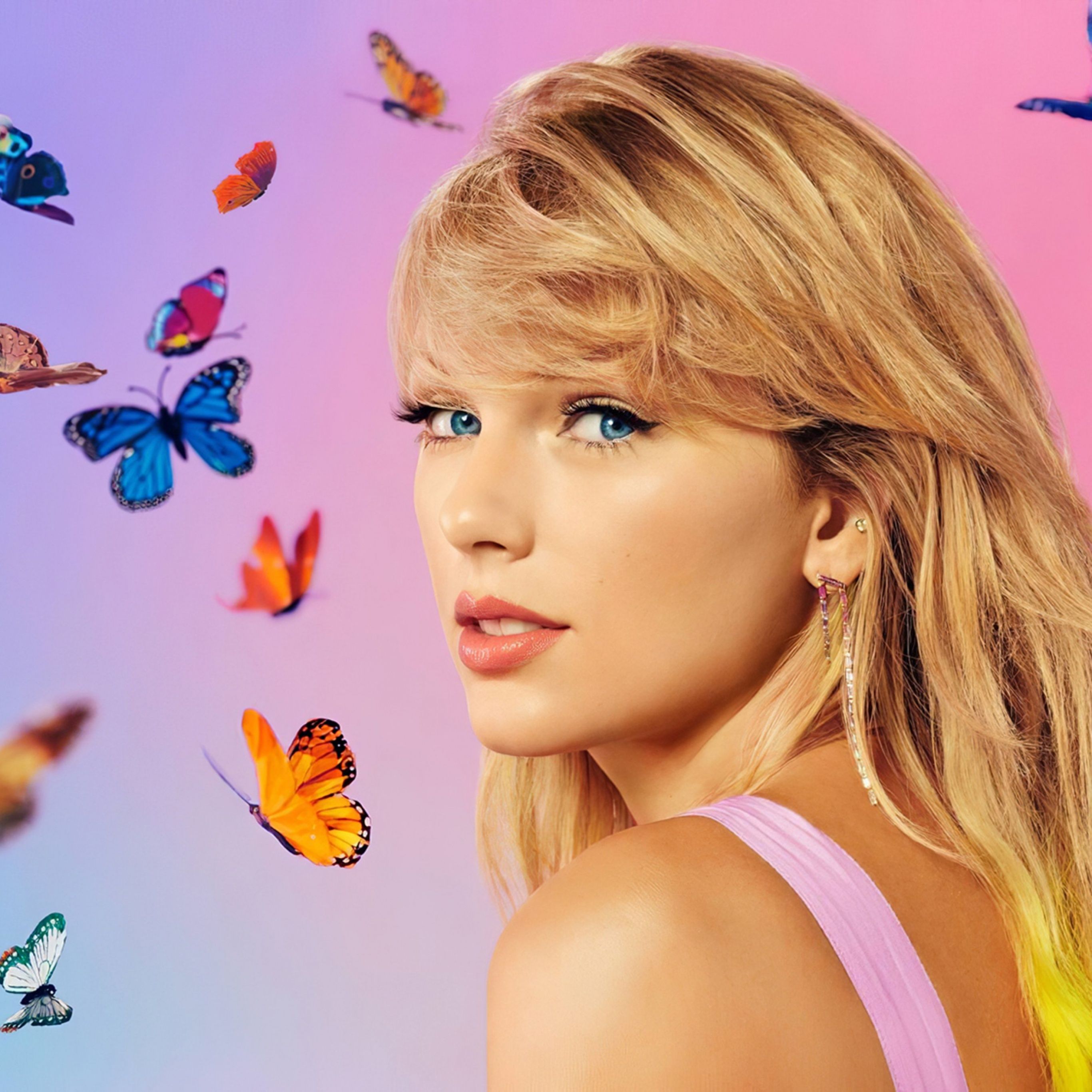 Taylor Swift Wallpaper 4K, Butterflies, Singer